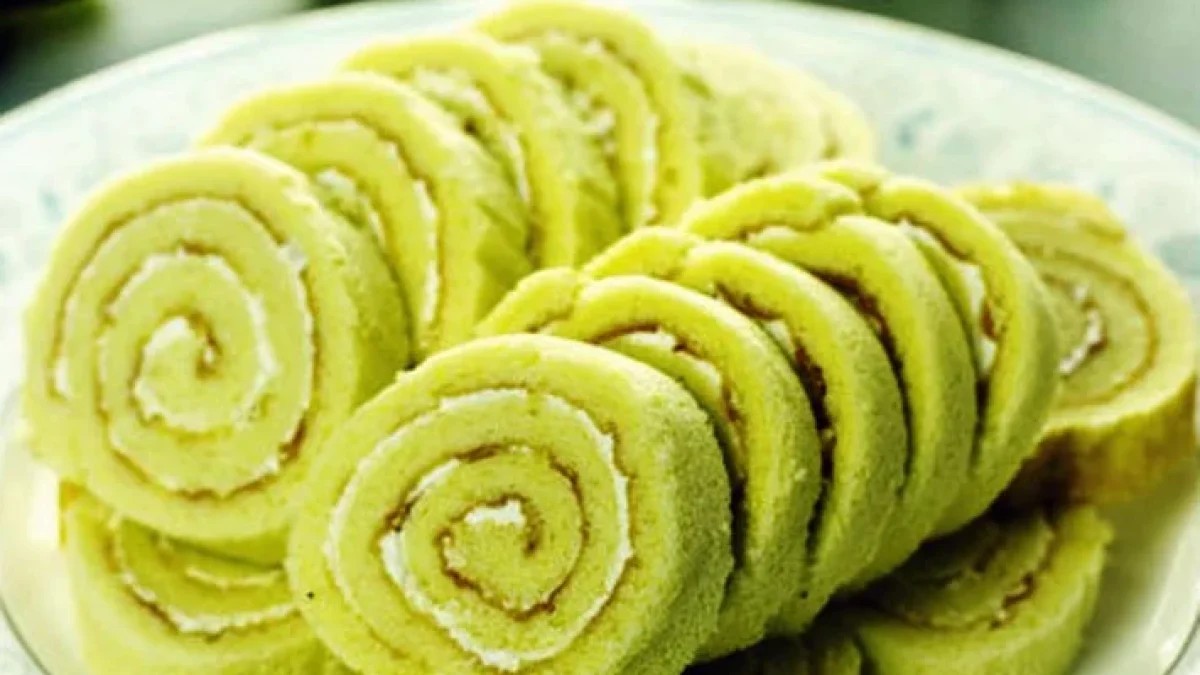 Resep dan Cara Membuat Bolu Gulung Pandan