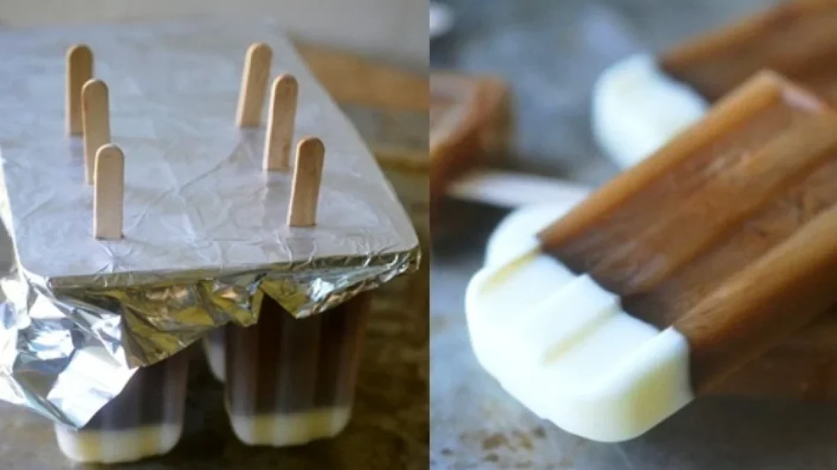 Resep dan Cara Membuat Es Popsicle Kopi Krim