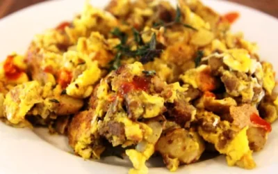 Resep dan Cara Membuat Orak Arik Telur Jamur Merang