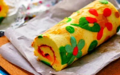 Resep dan Cara Membuat Kue Gulung Warna-Warni