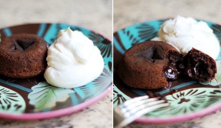Resep dan Cara Membuat Molten Chocolate Lava Cake