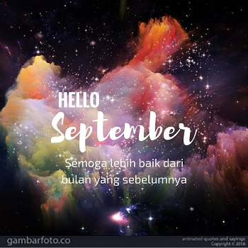 DP BBM Hello September terbaru