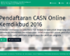 Registrasi casn kemdikbud go id Tata Cara Pendaftaran CASN GGD Kemendikbud 2016 Formasi Lowongan Online