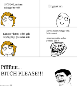 DP BBM galau dan lucu