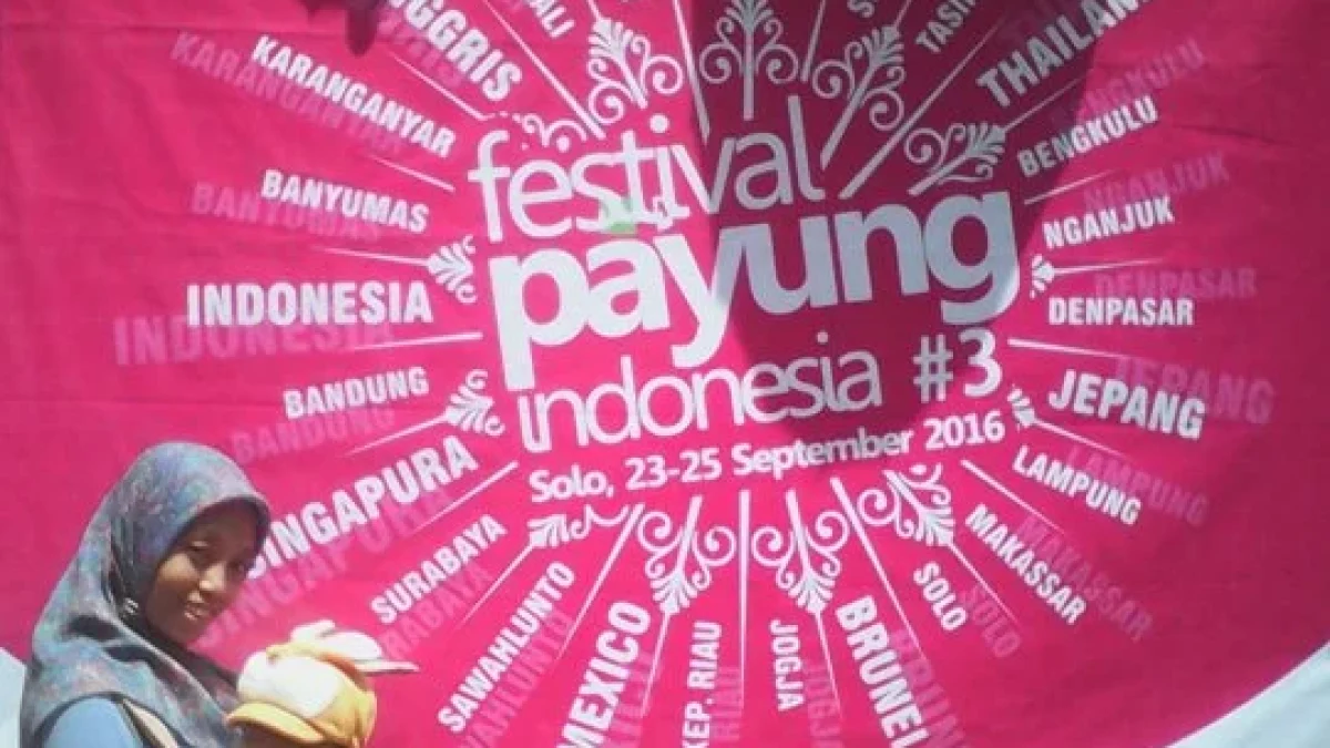 Festival Payung Indonesia (FPI) Ke-3 Di Taman Balekambang Kota Solo Tanggal 23-25 September 2016