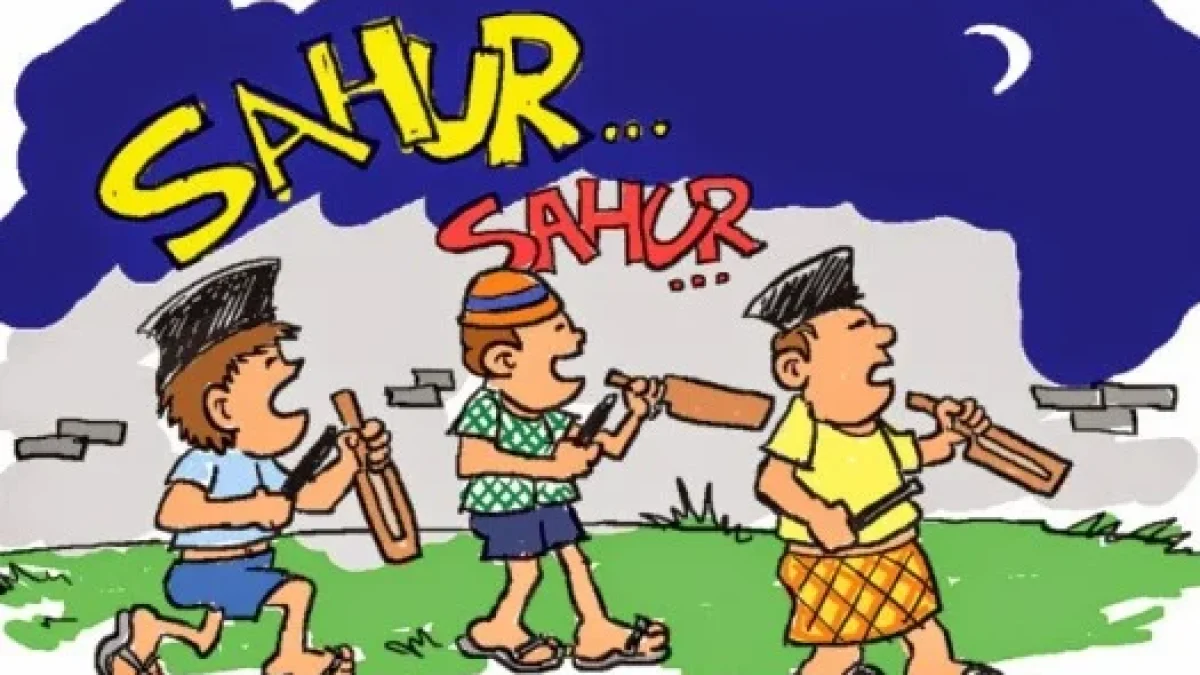 Kumpulan Gambar DP BBM Lucu Bergerak Ucapan Selamat Sahur Terkini