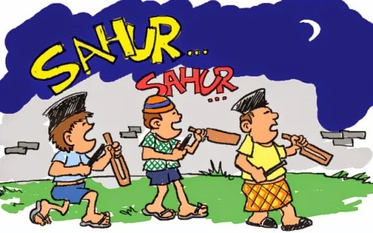 Kumpulan Gambar DP BBM Lucu Bergerak Ucapan Selamat Sahur Terkini