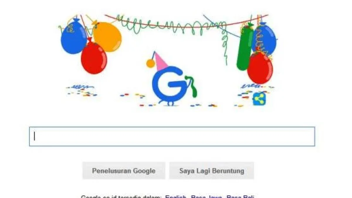 GOOGLE Ulang Tahun ke -18, Intip Revolusi Situs Terbesar Dunia