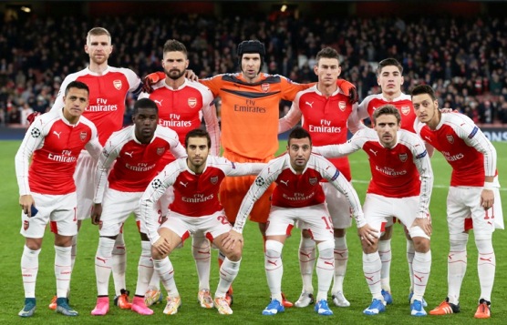 Skuad Liga Champions Arsenal 2016-2017