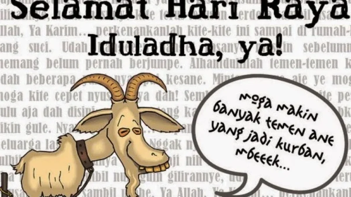 Meme Lucu Idul Adha 2022: Gambar Hewan Kurban Bikin Ngakak Terkini