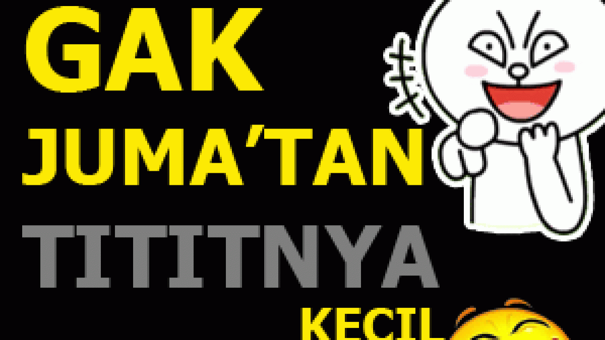 Gambar DP BBM Animasi Bergerak Malam Jum’at Lucu Bikin Ngakak