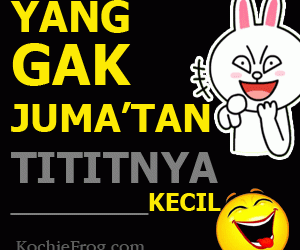 Gambar DP BBM Animasi Bergerak Malam Jum’at Lucu Bikin Ngakak