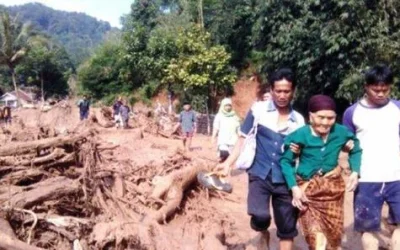 Kondisi Memprihatinkan, 18 Orang Tewas Dan 1.000 Warga Mengungsi Akibat Banjir Bandang Garut Jabar