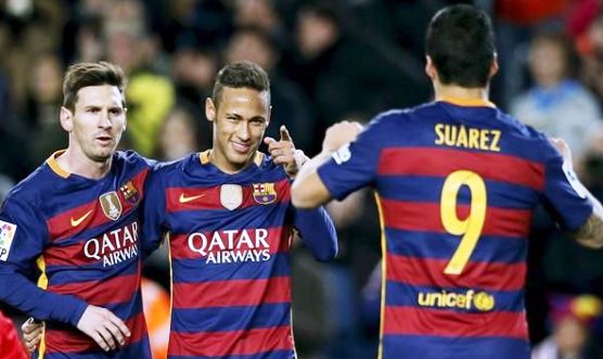 Sporting Gijon vs Barcelona dan  Trio MSN