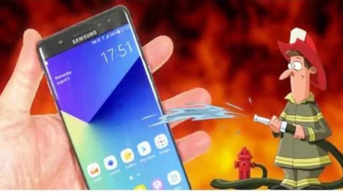 Kumpulan Gambar DP BBM Samsung Note 7 Mudah Meledak Lucu Bikin Ngakak