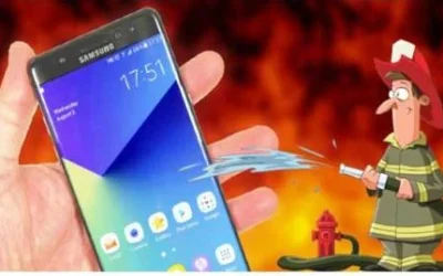 Kumpulan Gambar DP BBM Samsung Note 7 Mudah Meledak Lucu Bikin Ngakak
