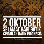 dp bbm terbaru selamat hari batik nasional