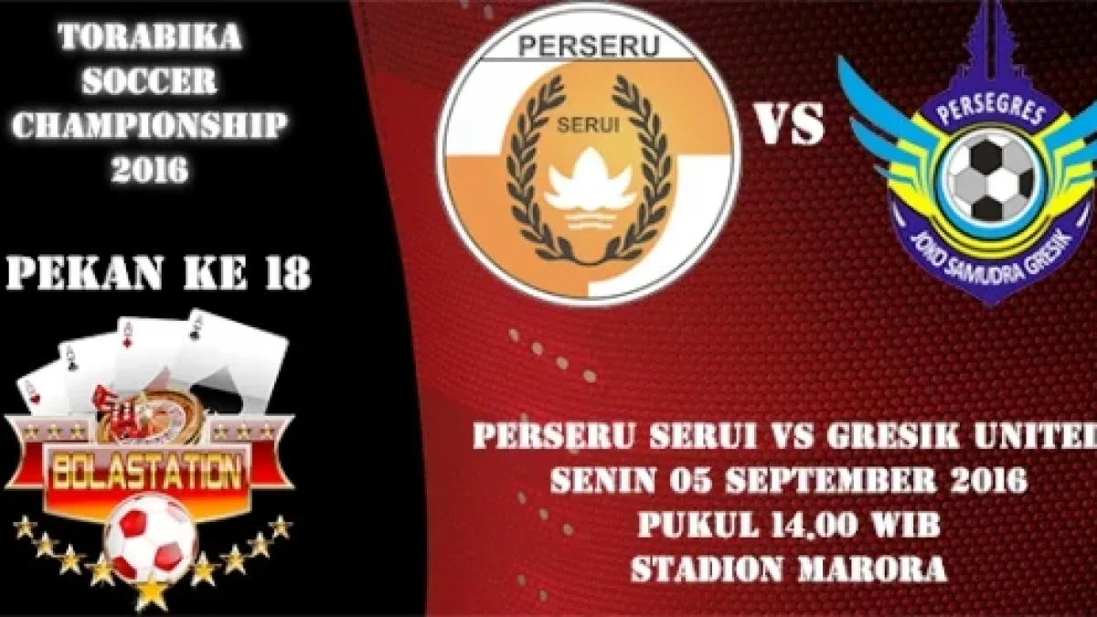 Prediksi Pertandingan Perseru Serui vs Persegres Gresik ISC/TSC 2016 Senin 05 September 2016