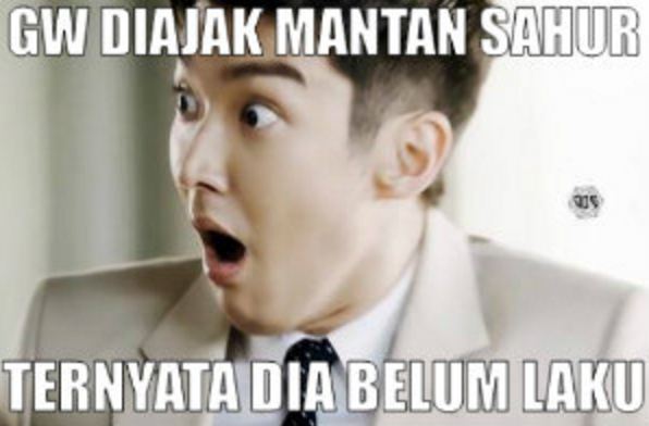 DP BBM Anak Rantau Sahur Sendiri Makan Lauk Kerupuk