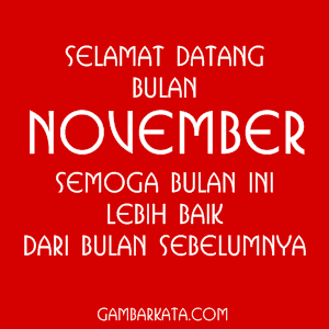 gambar bergerak kata Bulan November