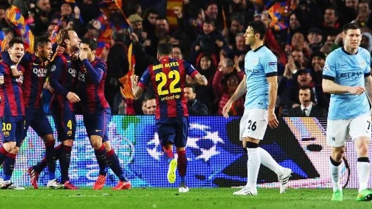 HASIL Barcelona vs Manchester City Hari Ini, Skor Akhir 4-0 Liga Champions : Barca Bantai Anak Didik Pep Guardiola Dan Messi Hattrick