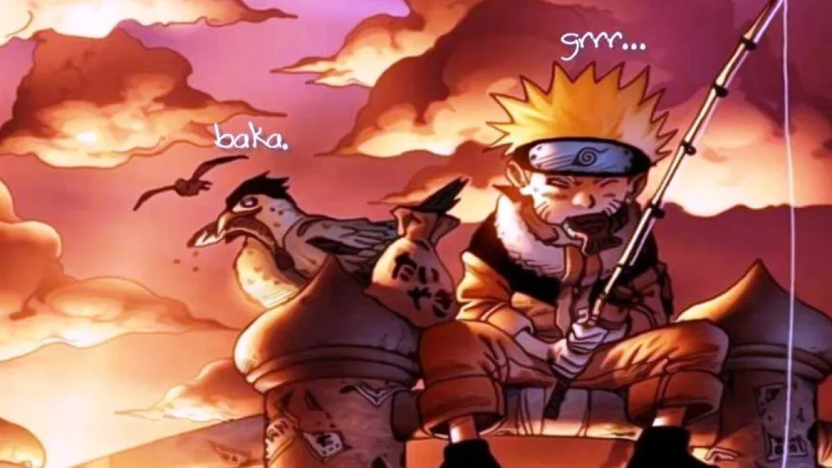 DP BBM Gif Animasi Bergerak Naruto, Thank You, Kupu-kupu