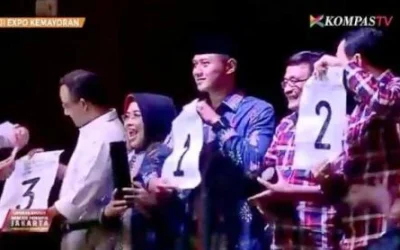 PILKADA DKI 2017 : Nomor Urut Agus – Sylviana (1),  Ahok – Djarot (2) Dan Anies – Sandiaga (3)