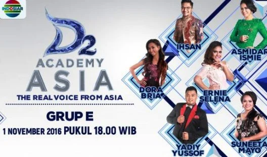 Hasil DA Asia 2 Grup E Top 36 Indosiar Tadi Malam Selasa 01 November 2016, Inilah Perolehan Nilai dan Poin Sementara DAA2 Show!