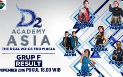 Hasil DAA2 Result Show, Siapa Yang Tersenggol Grup F DA Asia 2 Indosiar Nanti Malam 04/11/2016