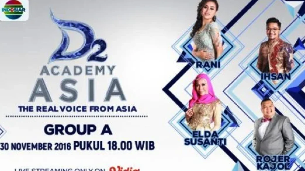 HASIL D’ACADEMY ASIA 2: Nilai Tertinggi DA Asia 2 Grup A 12 Besar Nanti Malam 30 November 2016 Diraih Siapa?