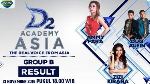 Hasil DAA2 Result Show Tadi Malam: Duo Alfin Nilai Tertinggi, Zizi Kirana Tersenggol di Grup B DA Asia 2 Indosiar 21 November 2016
