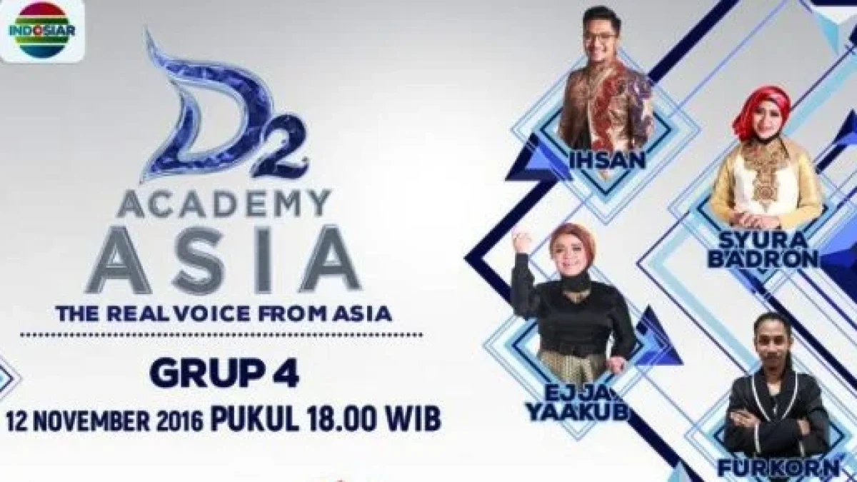 Nilai Sementara DAA2 Grup D, Hasil D’Academy Asia 2 Babak 24 Besar Indosiar Tadi Malam 12 November 2016