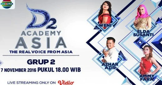 Nilai Tertinggi Sementara DA Asia 2 Tadi Malam, Weni Indonesia Dominasi Hasil Poin Grup B DAA2 Indosiar 07/11/2016