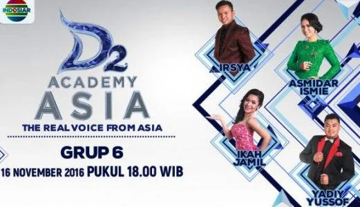 JADWAL D’ACADEMY ASIA 2 MALAM INI: Nilai Tertinggi Sementara DA Asia 2 Grup F Babak 24 Besar 16 November 2016 Diraih Siapa?