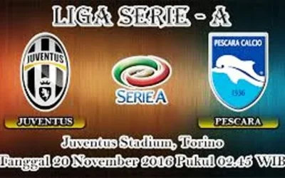 PREDIKSI Juventus vs Pescara, Jadwal Liga Italia Pekan Ke-13 Minggu 20 November 2016