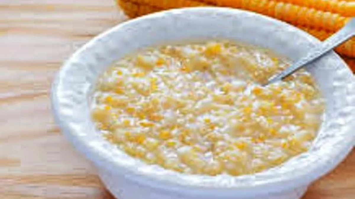 Resep Bubur Jagung Pipil Dengan Keju Parut
