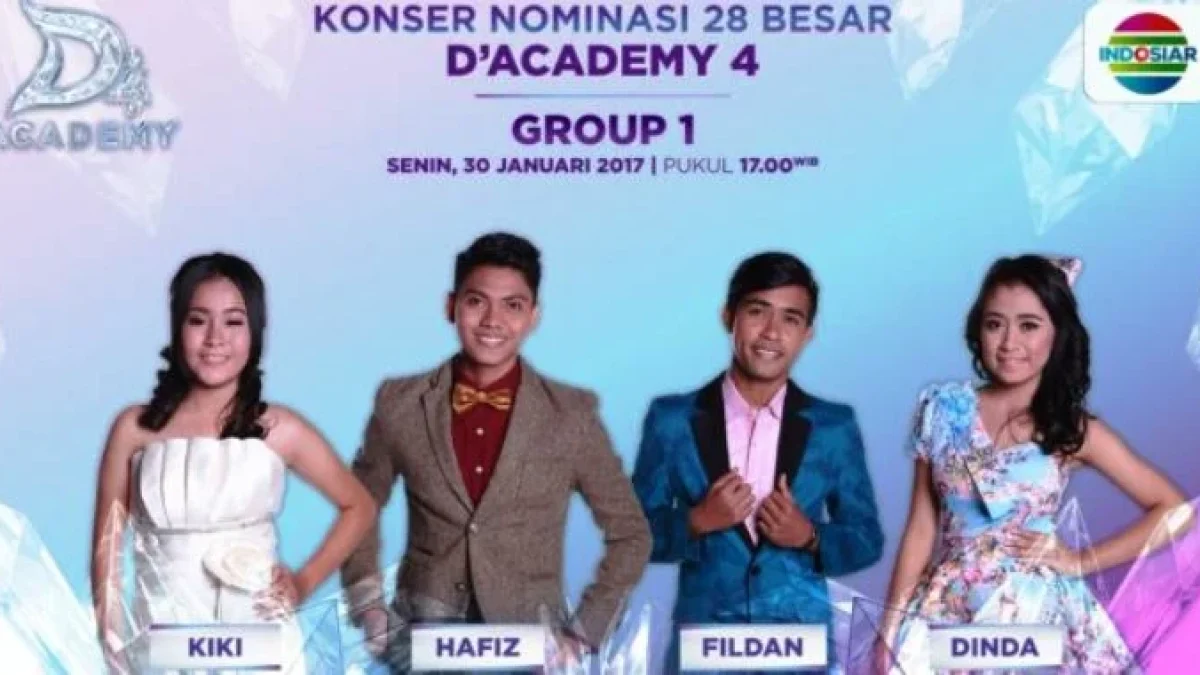 Hasil D’Academy 4 Tadi Malam: Hafiz Batu Bara Tersenggol di DA4 Grup 1 Top 28 Indosiar 30/01/2017