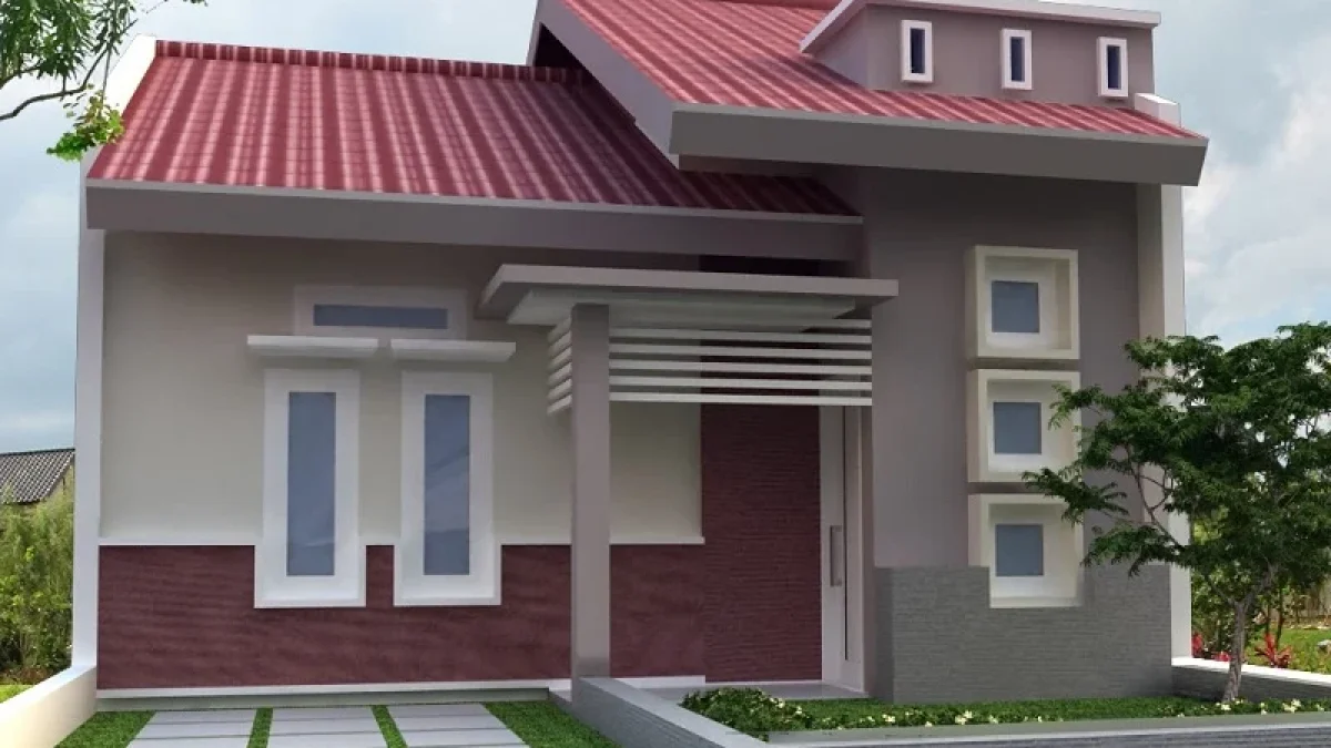100 Gambar Rumah Minimalis 1 Lantai yang Menginspirasi, Warna Cat, Bentuk Muka, dan Selera (1-10) Eps Batu Alam Full Muka