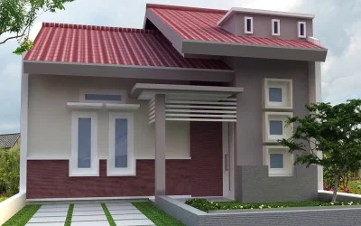 100 Gambar Rumah Minimalis 1 Lantai yang Menginspirasi, Warna Cat, Bentuk Muka, dan Selera (1-10) Eps Batu Alam Full Muka
