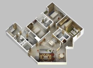 15 Desain Rumah Minimalis 1 Lantai 3 Kamar Desain Rumah Modern Di Denah Rumah Minimalis 1 Lantai 3 Kamar Tidur