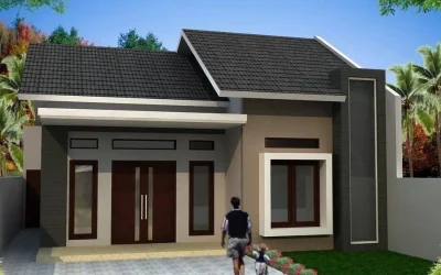 44 Gambar Desain 3D Denah Rumah Minimalis 1 Lantai: Kamar yang Luas dan Taman yang Apik (1-11)