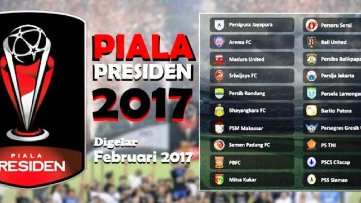 Pembagian Grub dan Peserta Piala Presiden 2017