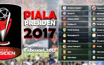 Pembagian Grub dan Peserta Piala Presiden 2017