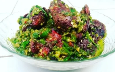 Rerep dan Cara Memasak Hati Ayam Bumbu Rawit Hijau Yang Pedas