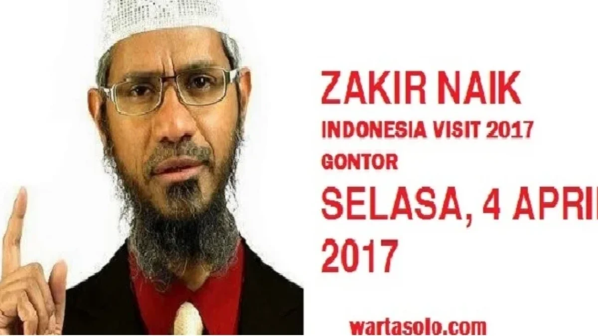 Ralat Jadwal Zakir Naik Gontor: Waktu Dimajukan