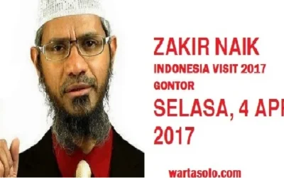 Ralat Jadwal Zakir Naik Gontor: Waktu Dimajukan
