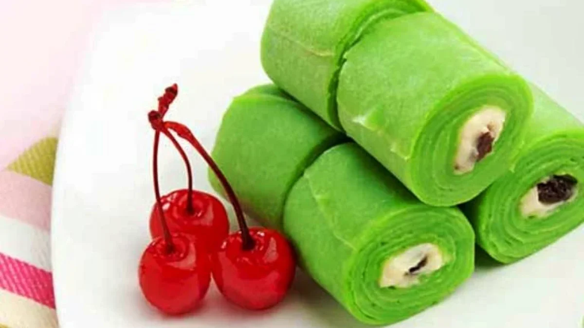 Resep Dan Cara Membuat Pandan Roll Kismis Paling Lumer Dimulut