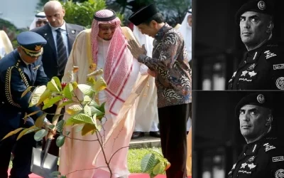 Beginilah Foto Aksi Al Faghm di Indonesia: Pengawal Berkepala Plontos Nan Sangar