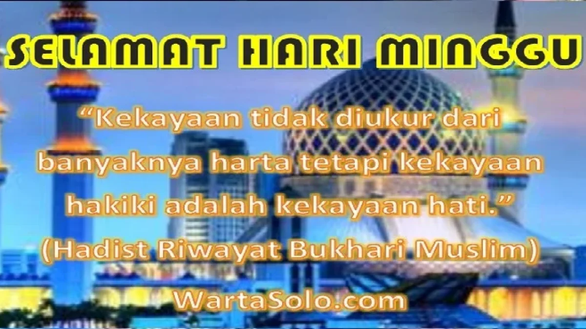 Kata-kata Bijak Harapan Bulan Maret dari Alquran dan Alhadist, Kekayaan Tidak Diukur dari Banyaknya Harta tapi Kekayaan Hati.
