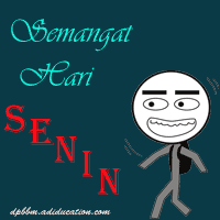 dp bbm kata selamat hari senin